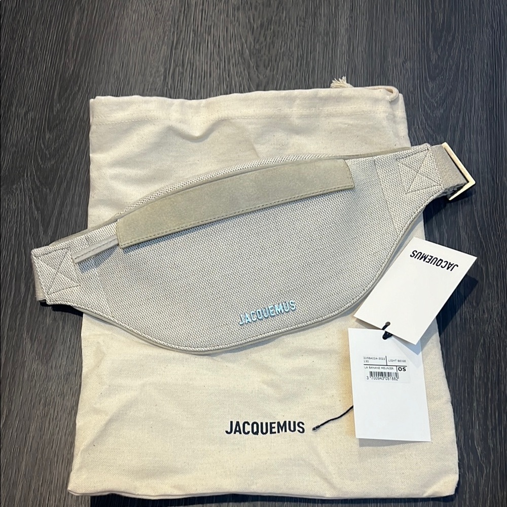 Jacquemus linen light beige belt bag - Picture 2 of 7